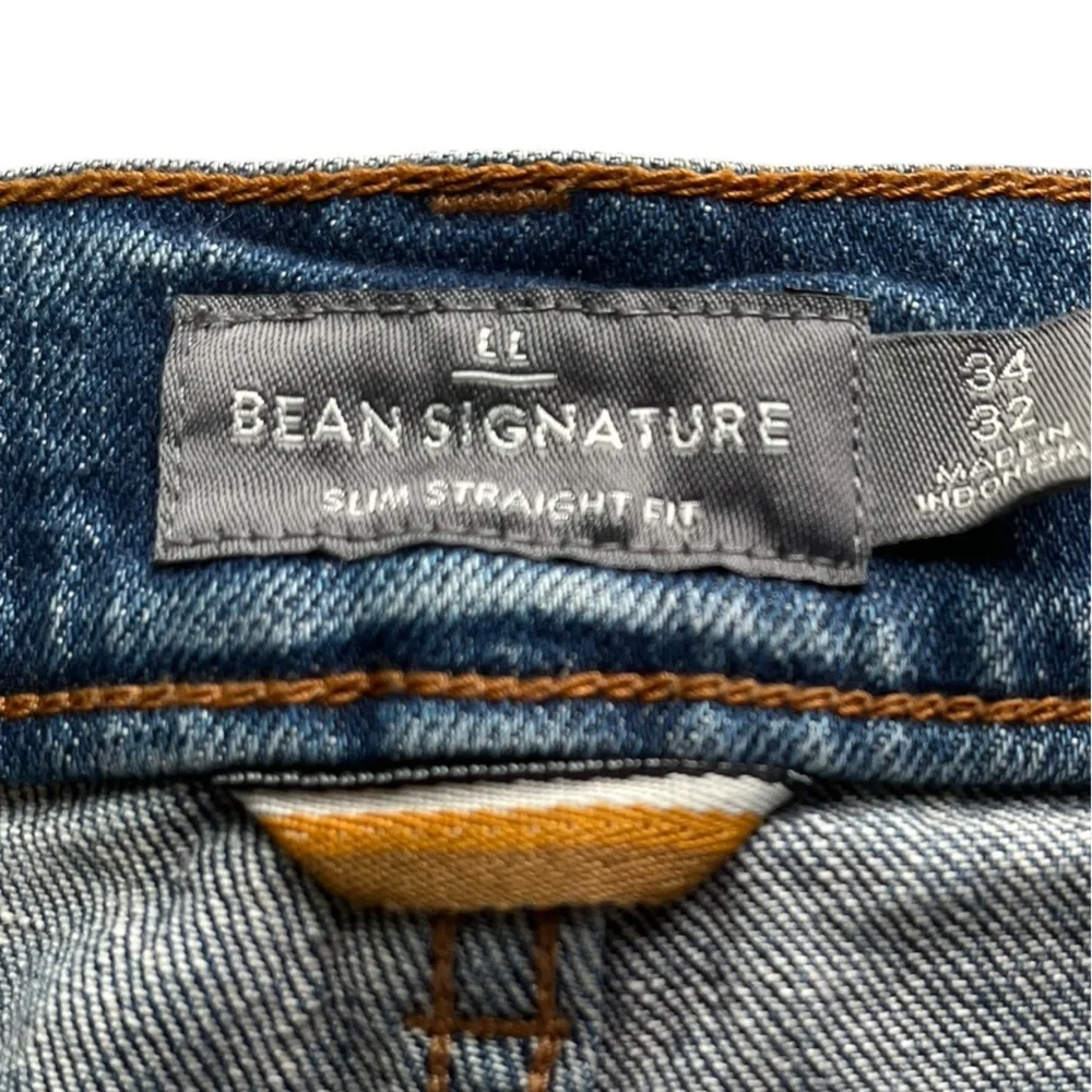 L.L. Bean men’s size 34×32 Signature Relaxed Fit Denim carpenter jeans